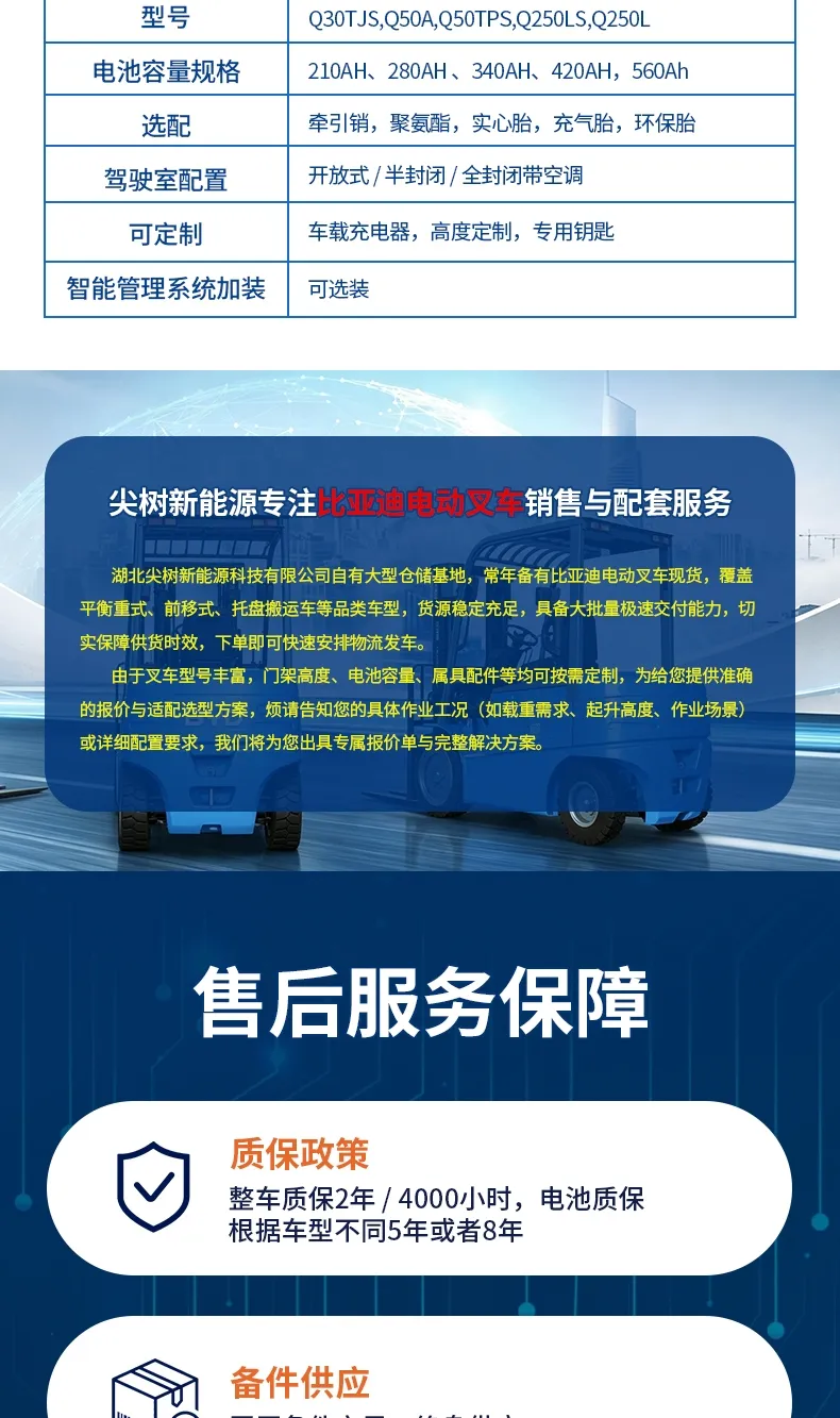 比亚迪电动牵引车 磷酸铁锂厂区电瓶牵引拖车 3/5/25 吨(图6)